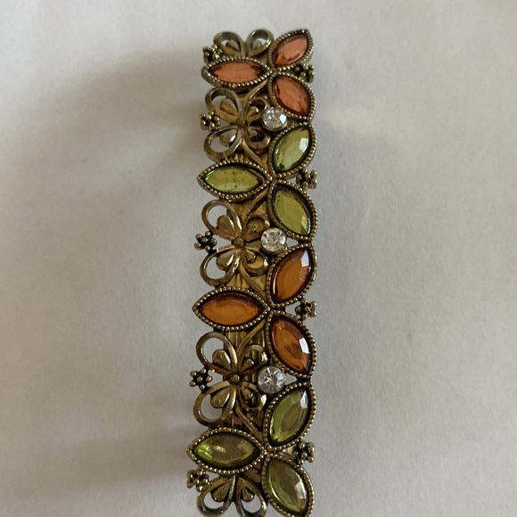 Set of 2 Jeweled Hair Clip Barrettes - Picture 4 of 4